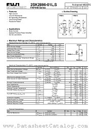 2SK2896-01L datasheet pdf Fuji Electric