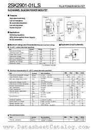 2SK2901-01S datasheet pdf Fuji Electric
