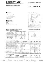 2SK897-MR datasheet pdf Fuji Electric