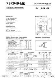 2SK949-MR datasheet pdf Fuji Electric
