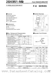 2SK951-MR datasheet pdf Fuji Electric