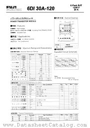 6DI30A-120 datasheet pdf Fuji Electric