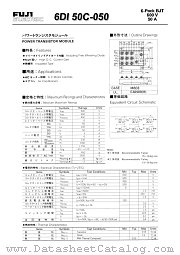 6DI50C-050 datasheet pdf Fuji Electric