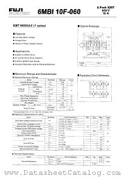 6MBI10F-060 datasheet pdf Fuji Electric