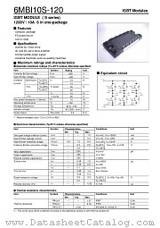 6MBI10S-120 datasheet pdf Fuji Electric