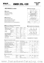 6MBI25L-120 datasheet pdf Fuji Electric