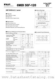 6MBI50F-120 datasheet pdf Fuji Electric