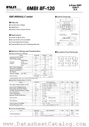 6MBI8F-120 datasheet pdf Fuji Electric