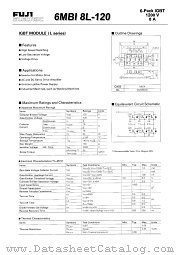 6MBI8L-120 datasheet pdf Fuji Electric
