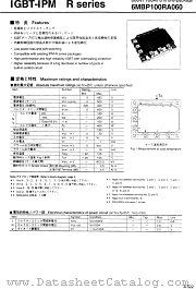 6MBP100RA060 datasheet pdf Fuji Electric