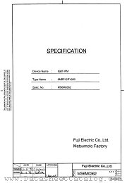 6MBP15RY060 datasheet pdf Fuji Electric