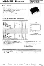 6MBP50RA060 datasheet pdf Fuji Electric