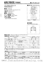 6RI150E datasheet pdf Fuji Electric