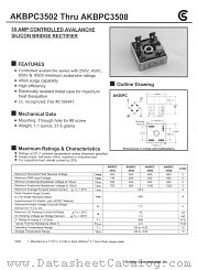 AKBPC3502 datasheet pdf Fuji Electric