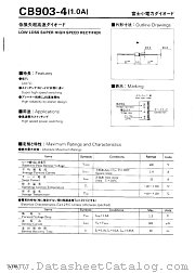 CB903-4 datasheet pdf Fuji Electric