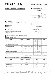 ERA17 datasheet pdf Fuji Electric