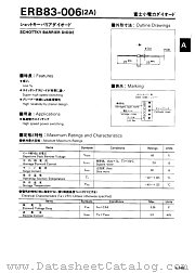 ERB83-006 datasheet pdf Fuji Electric
