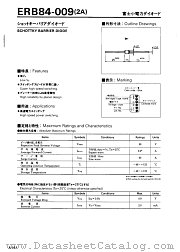 ERB84-009 datasheet pdf Fuji Electric