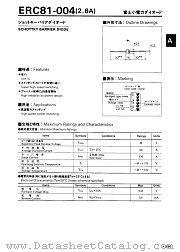 ERC81-004 datasheet pdf Fuji Electric
