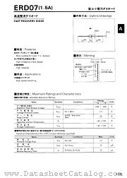 ERD07 datasheet pdf Fuji Electric