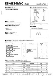 ESAB34MC datasheet pdf Fuji Electric