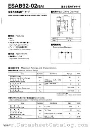 ESAB92-02 datasheet pdf Fuji Electric