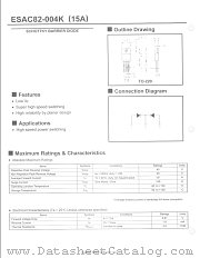 ESAC82-004K datasheet pdf Fuji Electric