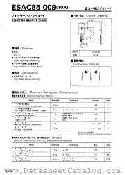 ESAC85-009 datasheet pdf Fuji Electric