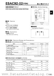 ESAC92-02 datasheet pdf Fuji Electric