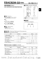 ESAC92M-02 datasheet pdf Fuji Electric
