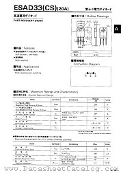 ESAD33CS datasheet pdf Fuji Electric
