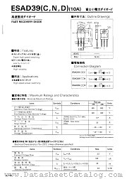ESAD39N datasheet pdf Fuji Electric