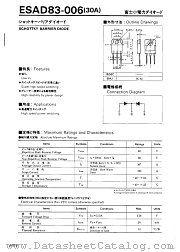 ESAD83-006 datasheet pdf Fuji Electric