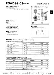 ESAD92-02 datasheet pdf Fuji Electric
