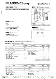 ESAD92-03 datasheet pdf Fuji Electric