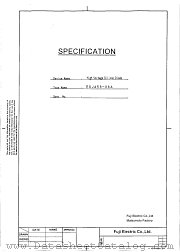 ESJA58-08A datasheet pdf Fuji Electric