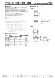 FA13843N datasheet pdf Fuji Electric