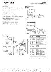 FA5301BP datasheet pdf Fuji Electric