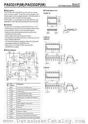 FA5331P datasheet pdf Fuji Electric