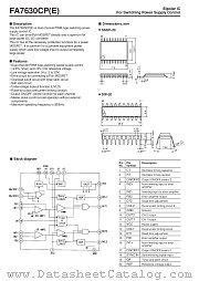 FA7630CPE datasheet pdf Fuji Electric
