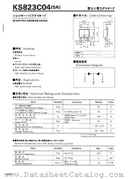 KS823C04 datasheet pdf Fuji Electric