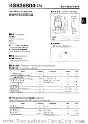 KS826S04 datasheet pdf Fuji Electric