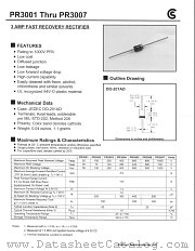 PR3006 datasheet pdf Fuji Electric