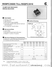 RKBPC3506 datasheet pdf Fuji Electric