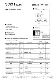 SC211 datasheet pdf Fuji Electric