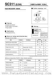 SC311 datasheet pdf Fuji Electric