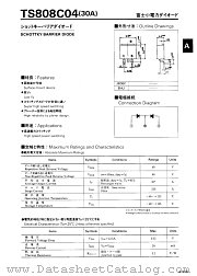 TS808C04 datasheet pdf Fuji Electric