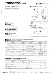 TS808C06 datasheet pdf Fuji Electric