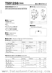 TS912S6 datasheet pdf Fuji Electric