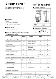 YG801C09R datasheet pdf Fuji Electric